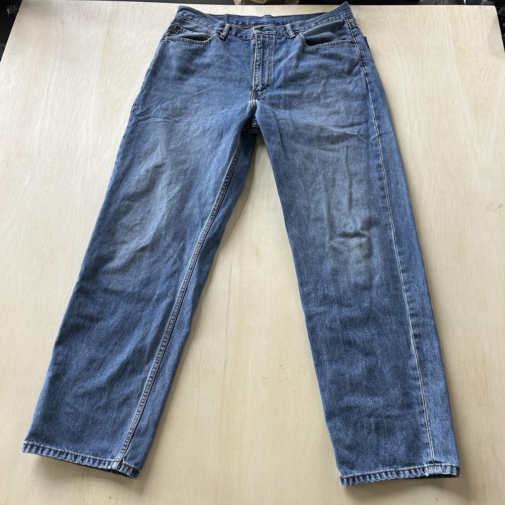 Levis 550 Jeans Mens‎ 36x32 Blue Medium Wash Denim Relaxed Tapered Leg Pants